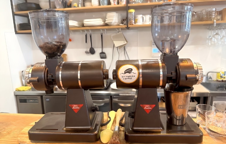 コーヒー弾き豆機