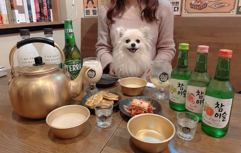 ドリンク各種とゆめちゃん