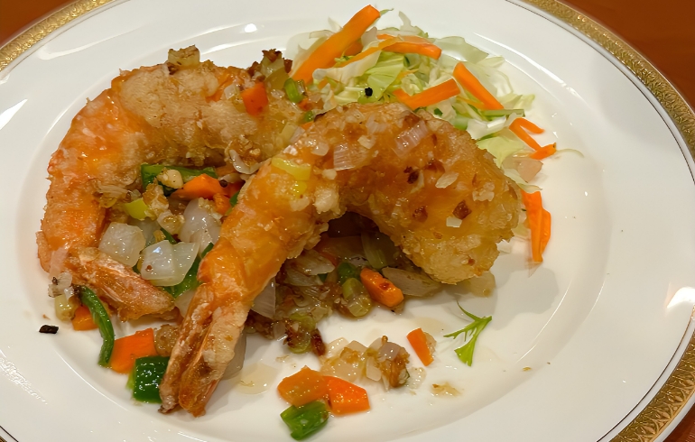 大エビの鬼兜焼き