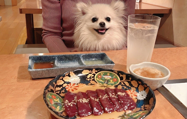 生レバー焼きとゆめちゃん