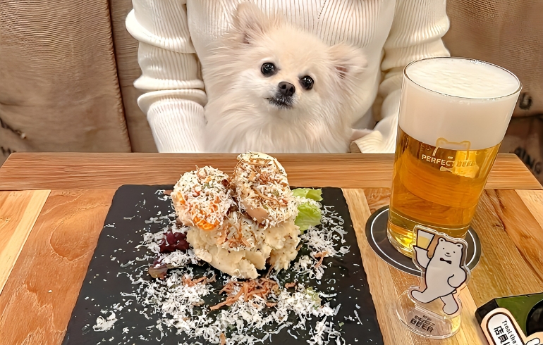 ビアポテサラとゆめちゃん