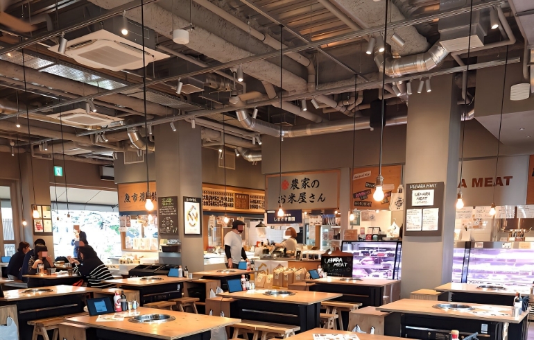 各お店が並びます