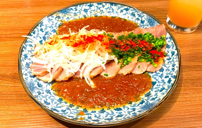 ねぎ三昧！ブタ肩ロースの香草焼き2