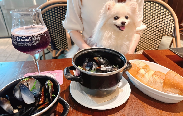 キャセロール蒸し（ムール貝）