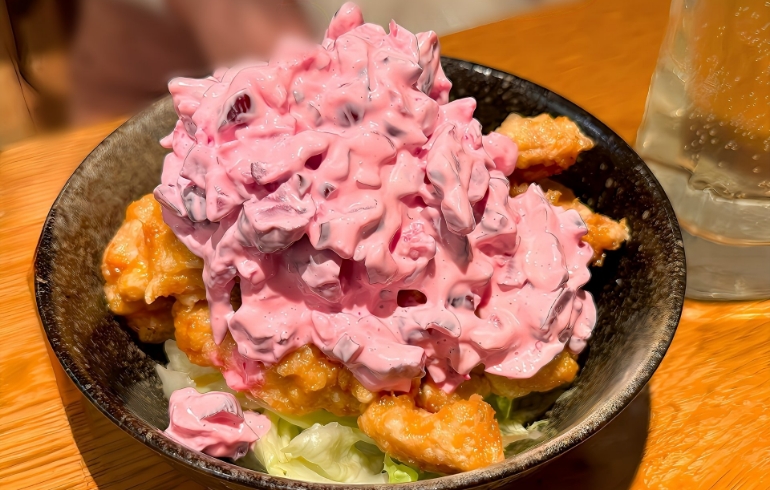 柴漬けタルタルのチキン南蛮