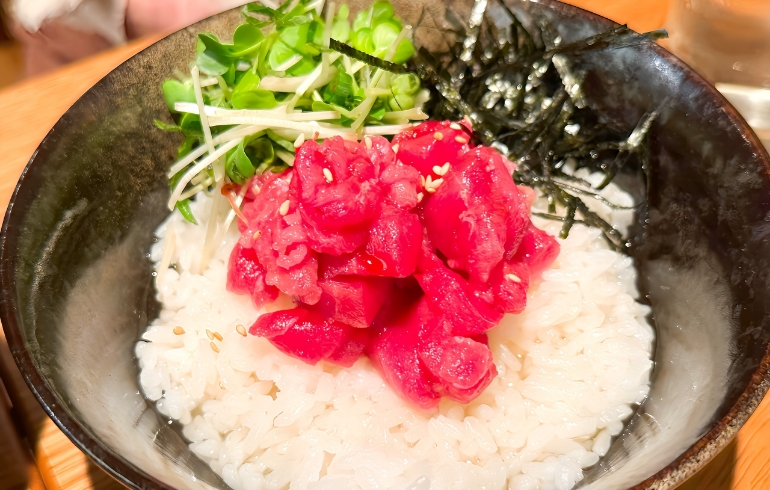 生本鮪の出汁茶漬け