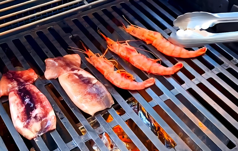 グリル海鮮焼き