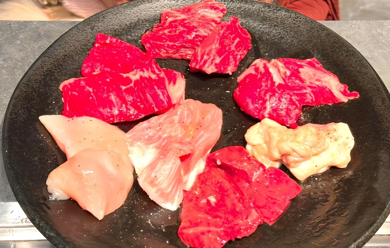 お肉盛り合わせ3