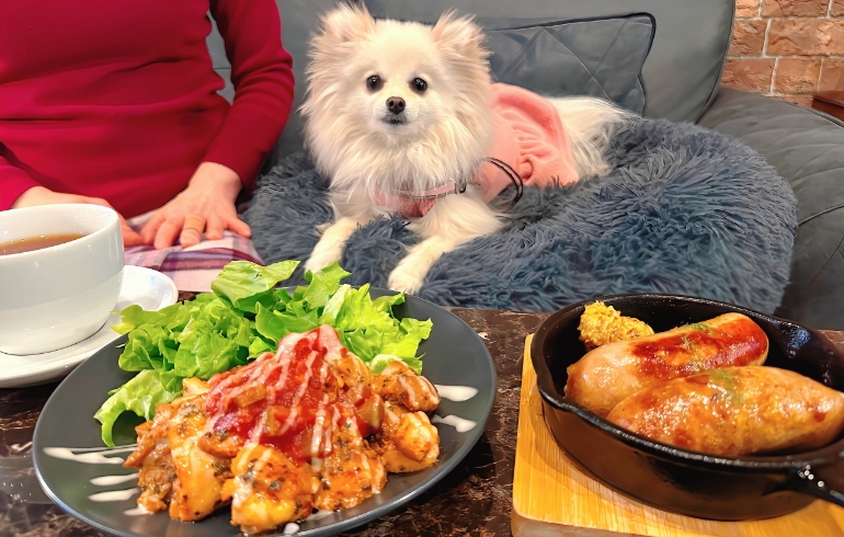 自家製ジャークチキンとソーセージとゆめちゃん