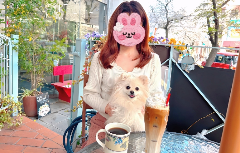カフェラテとゆめちゃん