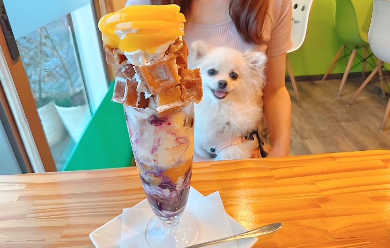 生クリームバニラあずき黒蜜