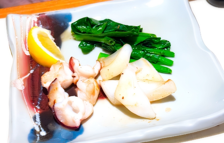 魚介の鉄板焼き2