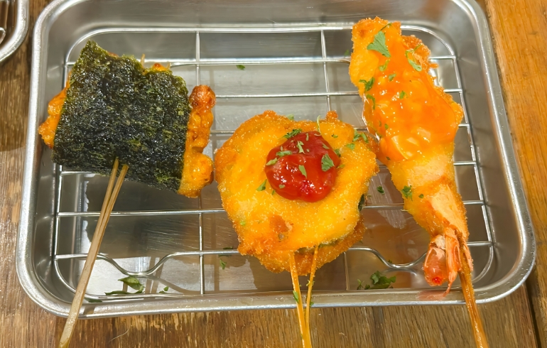 串カツ３種