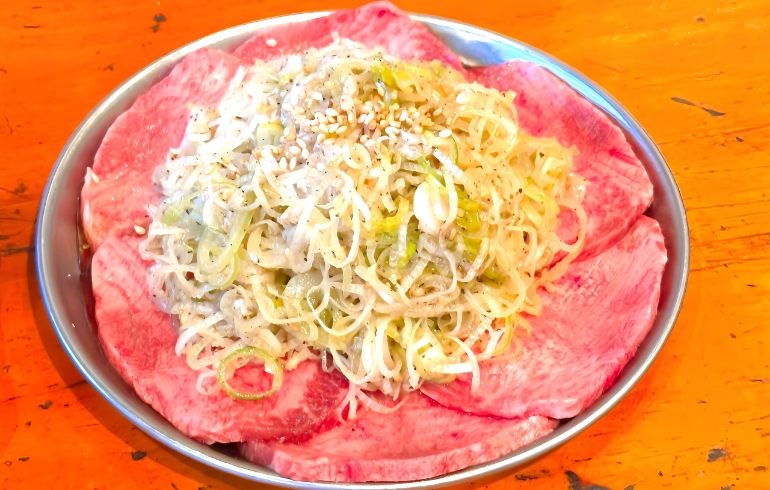 ネギだく上タン塩