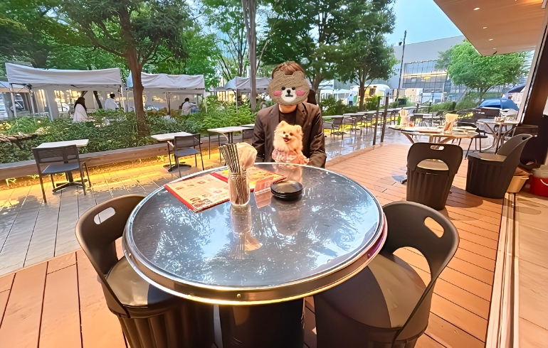 テラス席