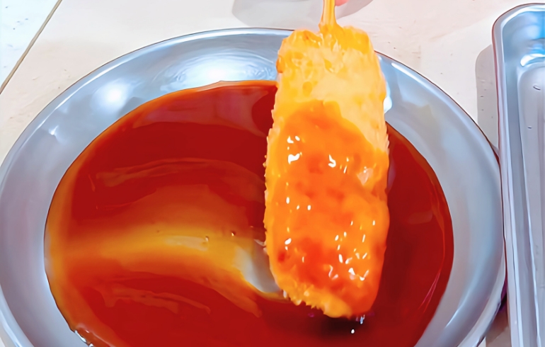 秘伝のソースと串カツ