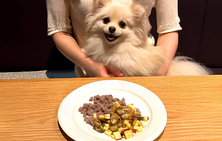 わんちゃん用、赤身の牛肉グリル