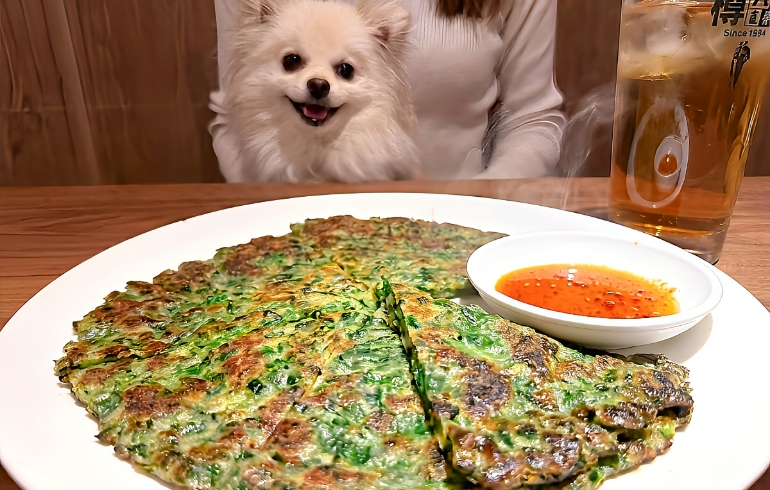 ニラチヂミ