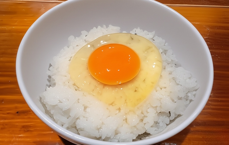 生卵とご飯