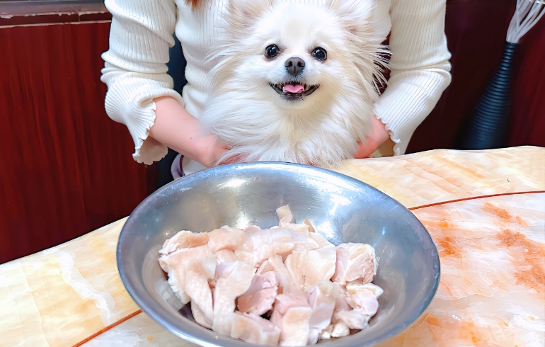 味付け無しの『蒸し鶏』