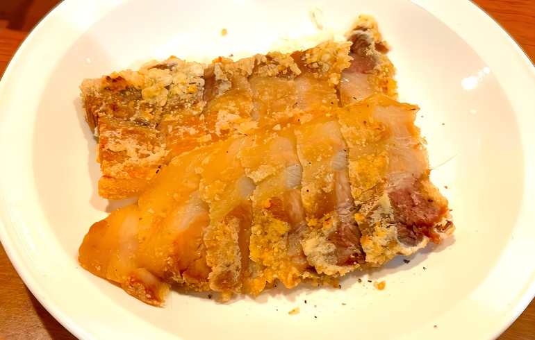 豚塩カルビの香味揚げ2