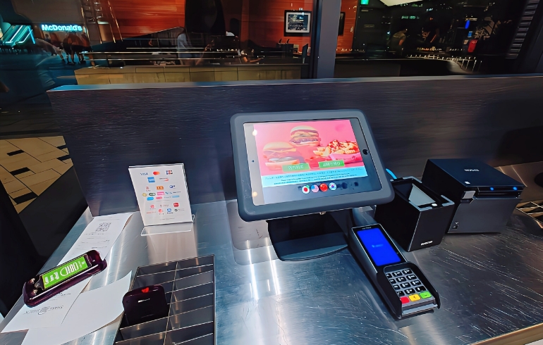 注文用タブレット