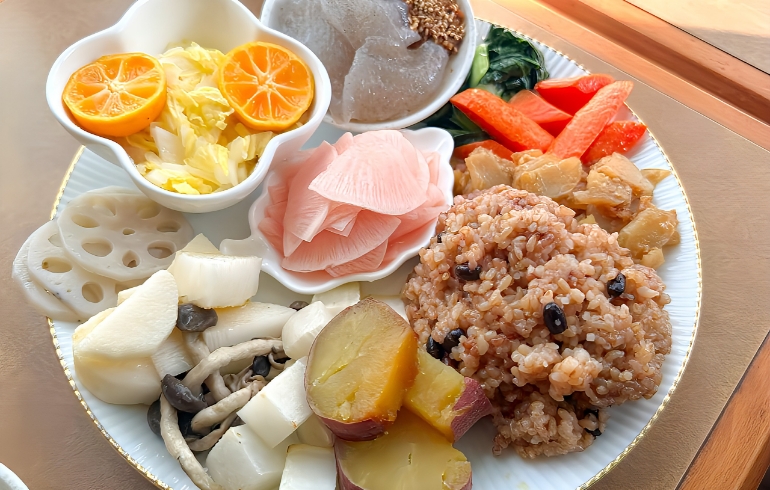 腸活玄米ランチプレート