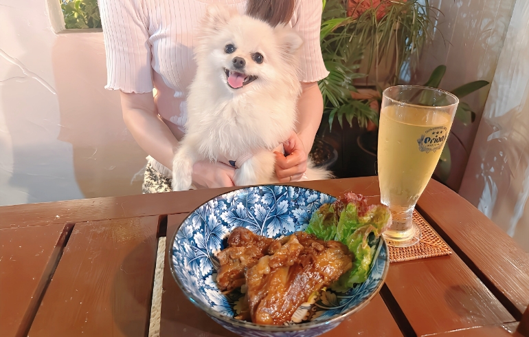 豚軟骨の煮付けとゆめちゃん