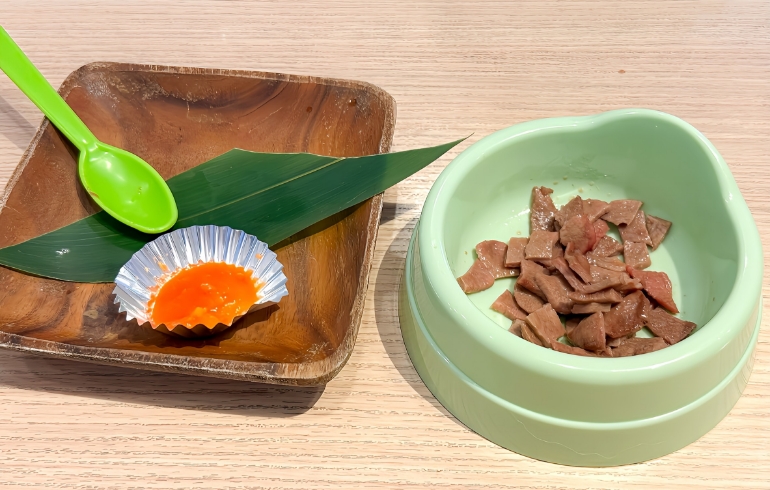 ワンちゃん用牛タン（焼き後、カット済み）