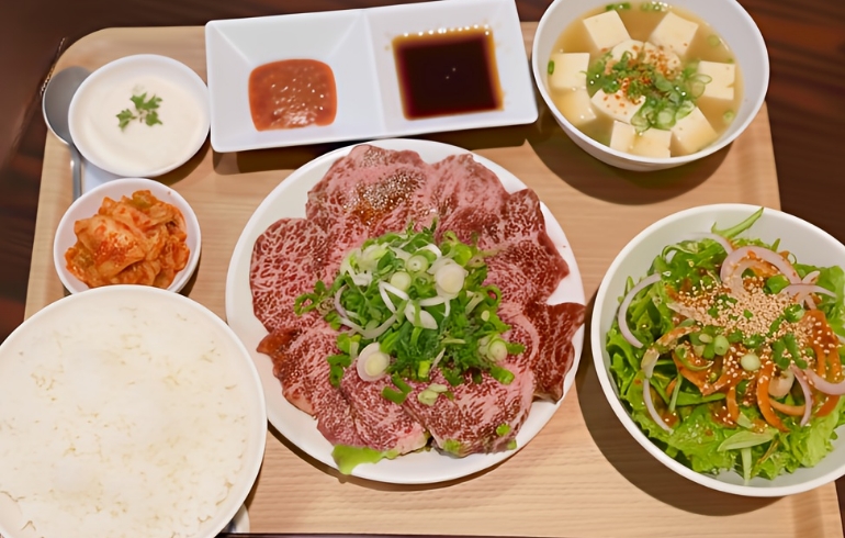 ランチセットとゆめちゃん