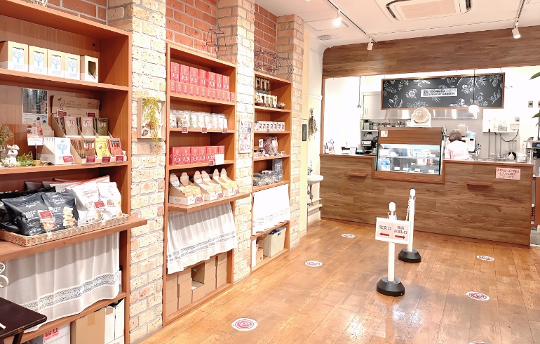 店内のカウンター