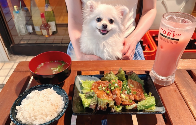 炙り軟骨ソーキ定食とゆめちゃん