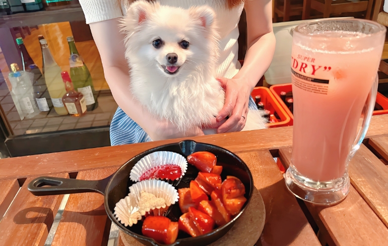 ポチギ（沖縄県民大好きチョリソー）とゆめちゃん