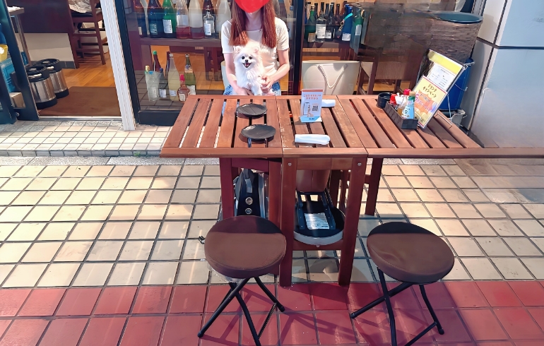 テラス席