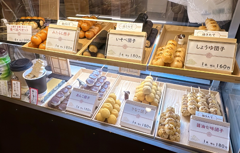 お団子各種（ショーケース）