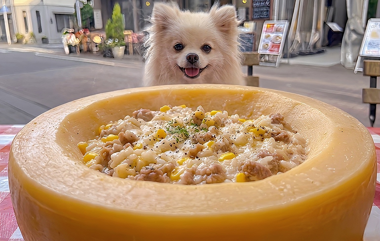 トリュフチーズリゾット