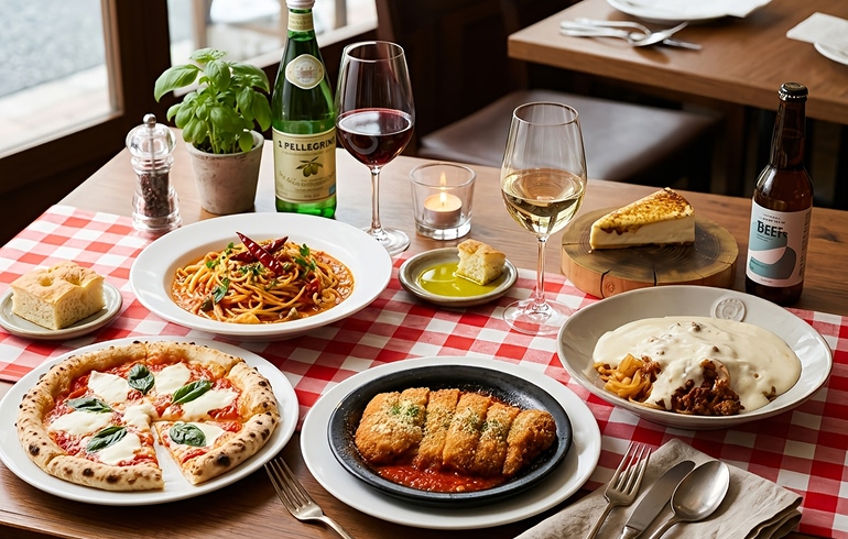 Italian Kitchen VANSAN 赤羽店 店内 自家製生パスタと石窯