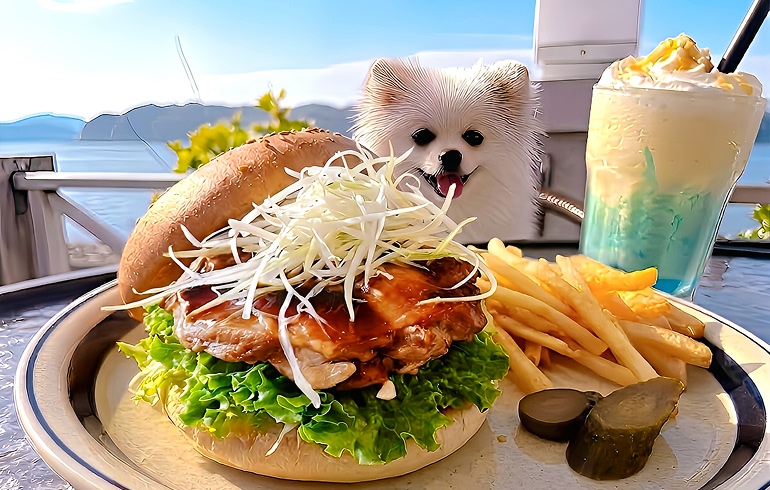 和風チキンバーガー