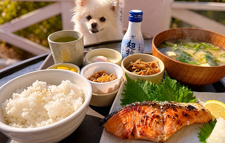 塩鮭定食