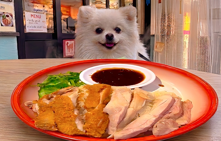 カオマンガイ ハーフ&ハーフ
