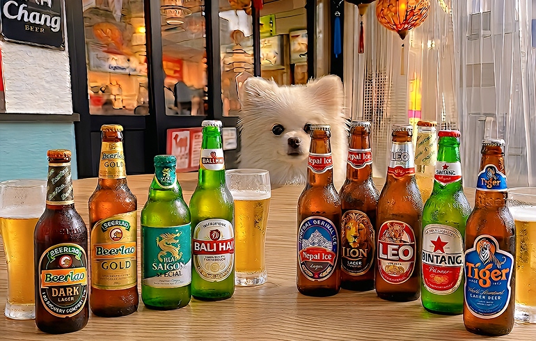 アジアン瓶ビール