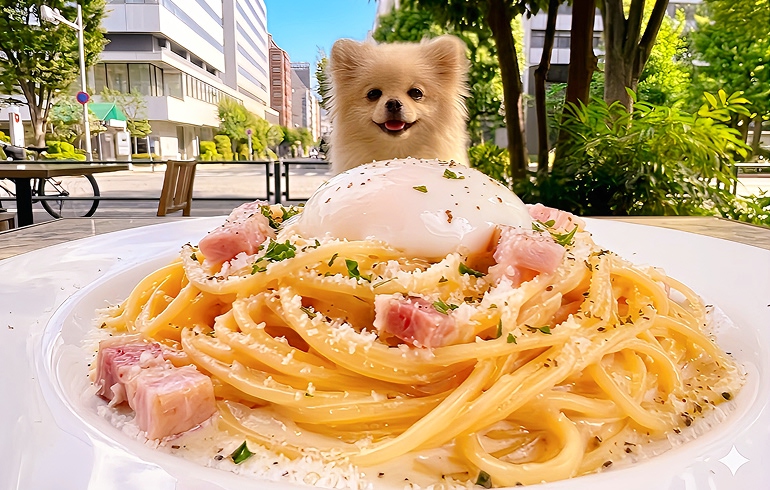 明太カルボナーラ