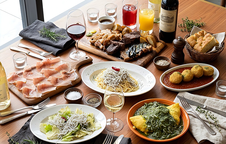 ESOLA立川のこだわり料理