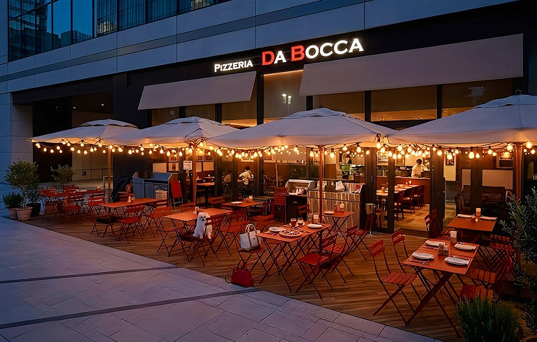 Pizzeria DA BOCCA 豊洲 テラス席