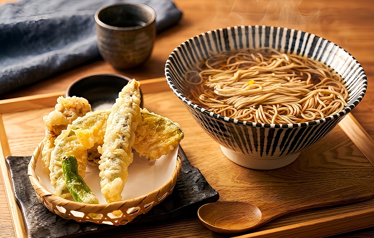 じねんじょ庵 市が尾店 天ぷら蕎麦
