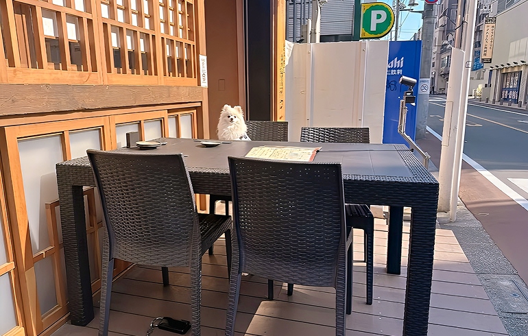 テラス席