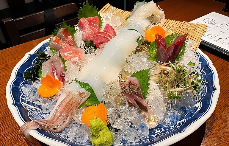 剣先いか姿造り