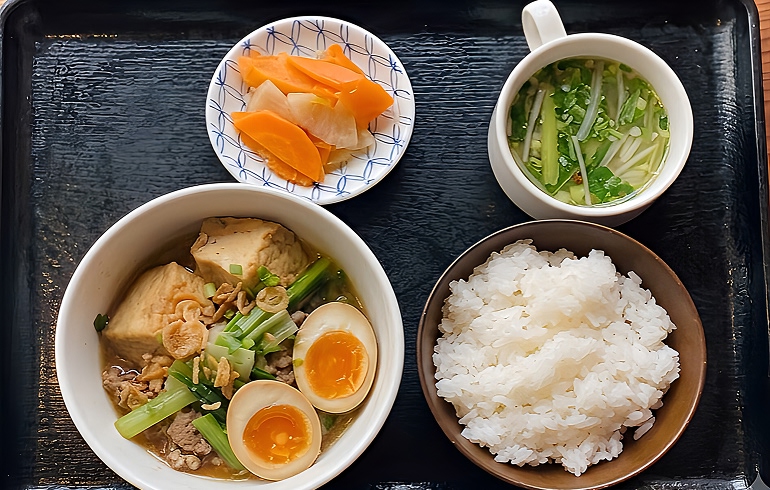豚肉と玉子の煮物