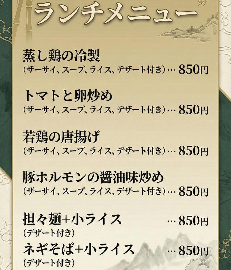 メニュー2