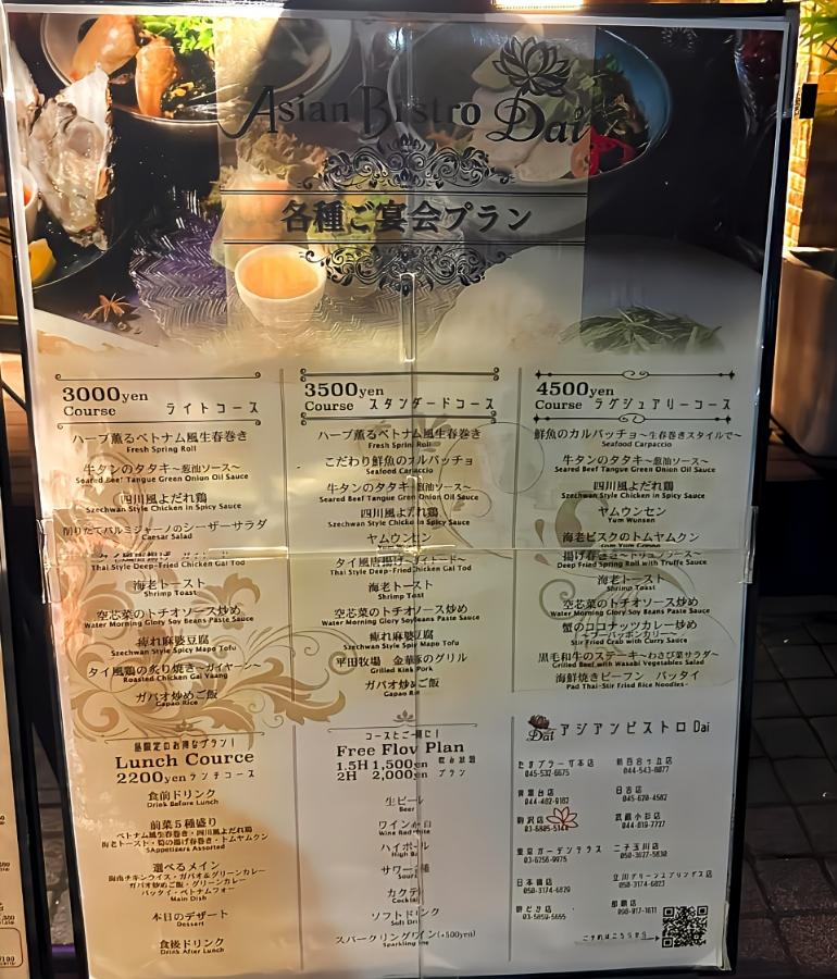 メニュー、料理5 メニュー、料理5